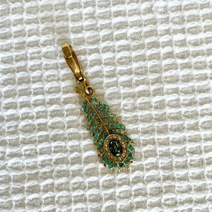 Vintage Juicy Couture Peacock Feather Charm
